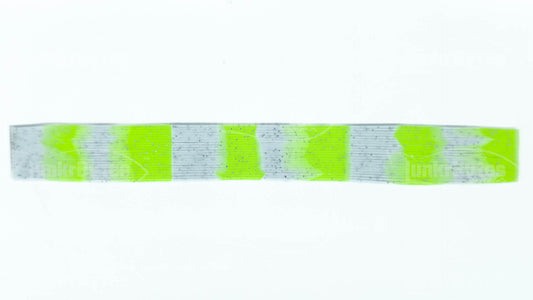 White Chartreuse Silicone Skirt Tab – Multi-Color Series (8817-247)