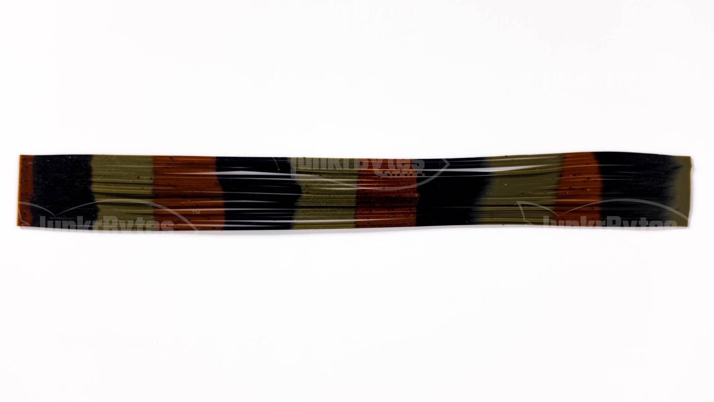 Black Brown Green Pumpkin Silicone Skirt Tab – Multi-Color Series (8817-248)