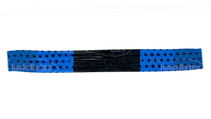 Black Blue Fire Tip Silicone Skirt Tab – Multi-Color Series (8817-251)
