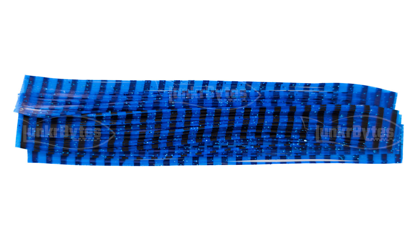 Dark Blue Zebra Stripe Silicone Skirt Tab – Zebra Stripe Series (8818-263)