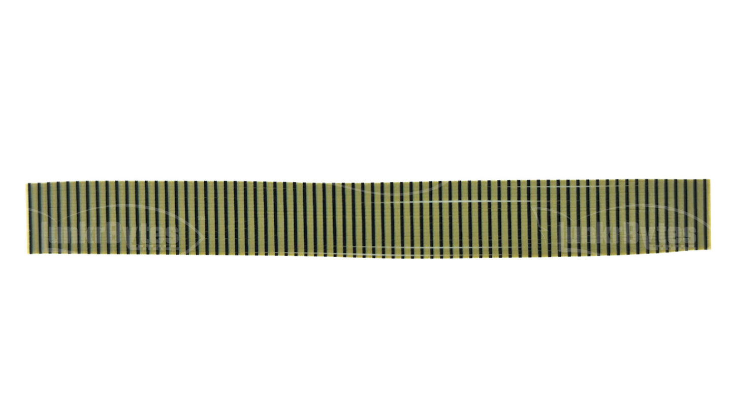 Green Pumpkin Zebra Stripe Silicone Skirt Tab – Zebra Stripe Series (8818-265)