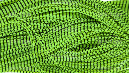 Hot Chartreuse Zebra Stripe Silicone Skirt Tab – Zebra Stripe Series (8818-269)