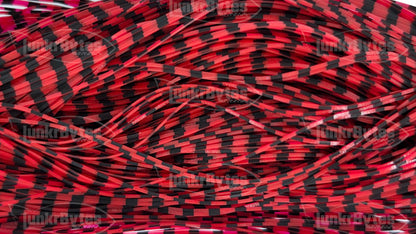 Dark Red Zebra Stripe Silicone Skirt Tab – Zebra Stripe Series (8818-270)