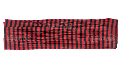 Dark Red Zebra Stripe Silicone Skirt Tab – Zebra Stripe Series (8818-270)