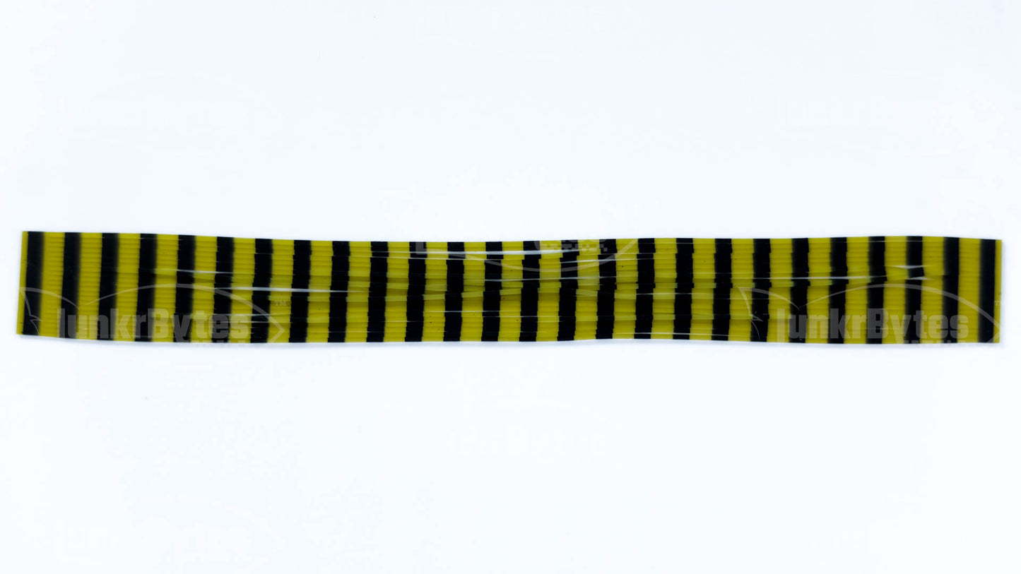 Green Pumpkin Zebra Stripe Silicone Skirt Tab – Zebra Stripe Series (8818-272)
