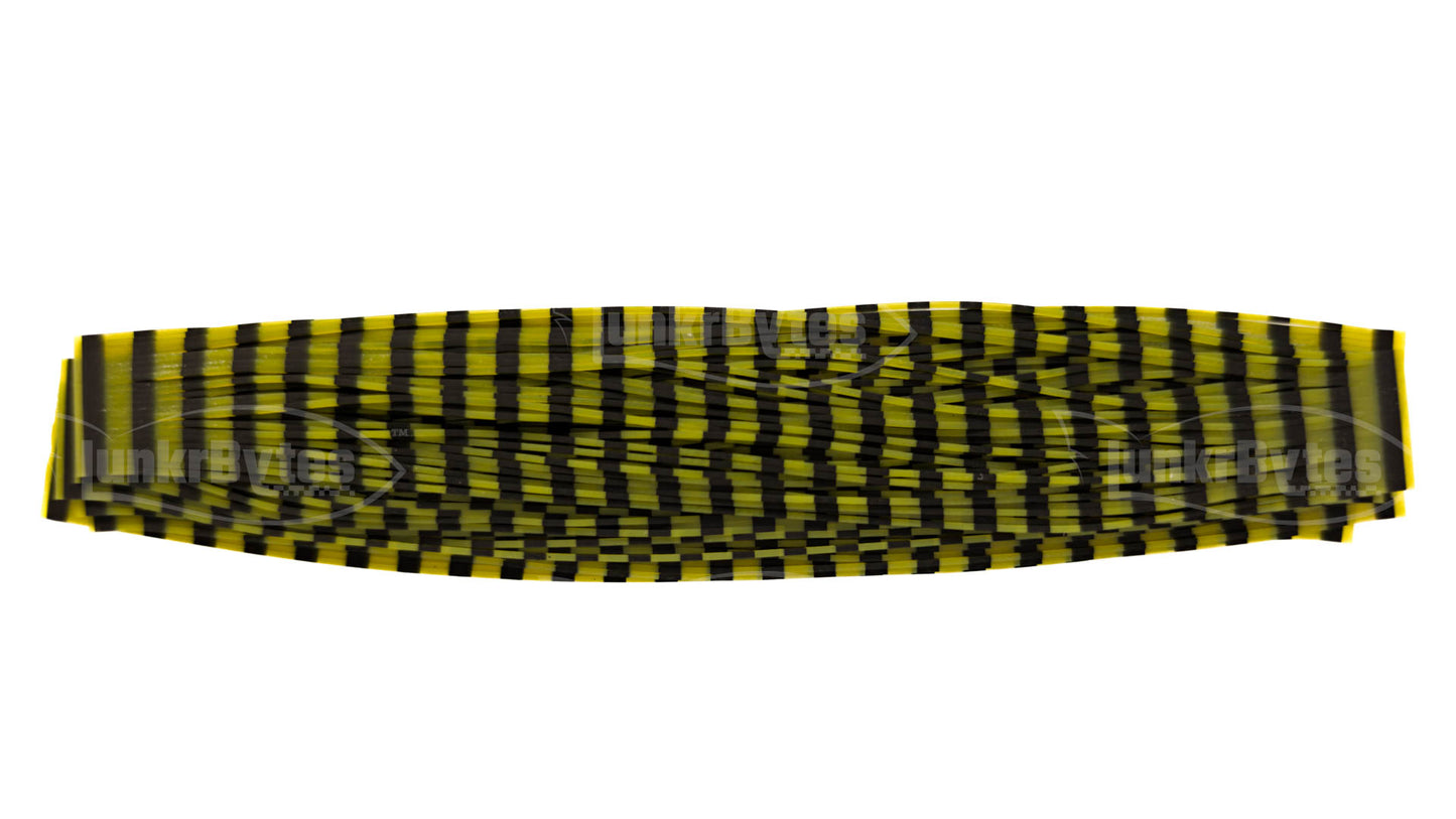Green Pumpkin Zebra Stripe Silicone Skirt Tab – Zebra Stripe Series (8818-272)