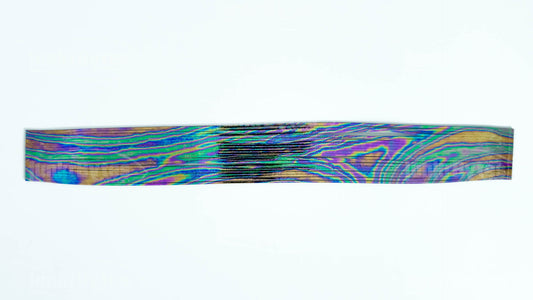 Black / Rainbow Silicone Skirt Tab – Reaction Strike Trigger for Bass (8819-046)