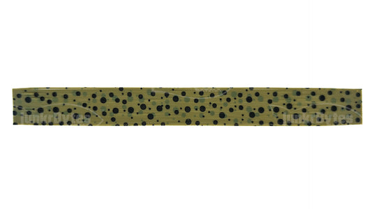 Green Pumpkin Polka Dots Silicone Skirt Tab – Polka Dot Dalmatian Series (8825-139)