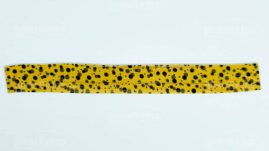 Natural Pumpkin / Black Dots Silicone Skirt Tab – Crawfish Pattern for Bass (8825-554)