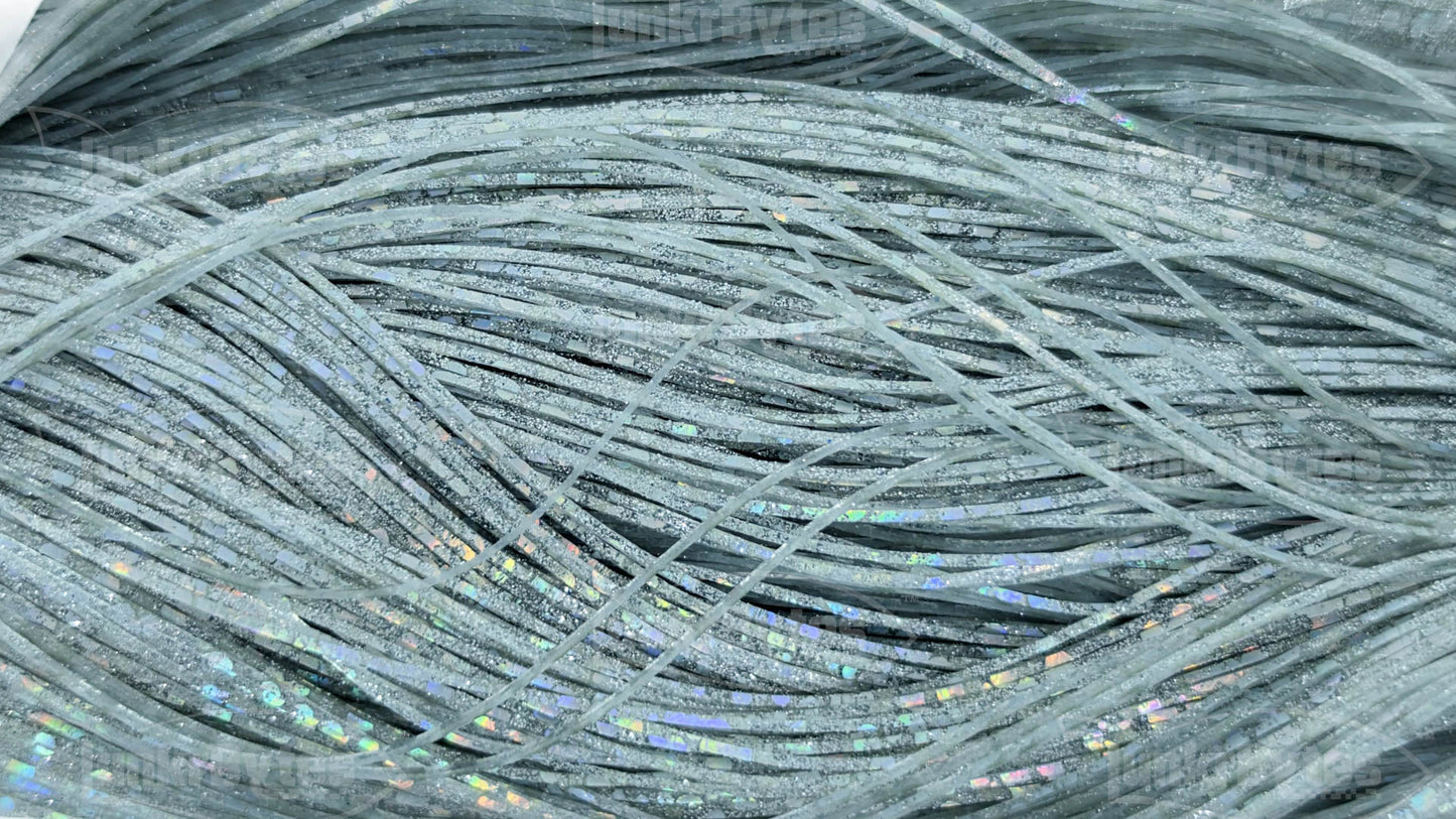 Silver Hologram Silicone Skirt Tab – Plasma Series (8850-003)