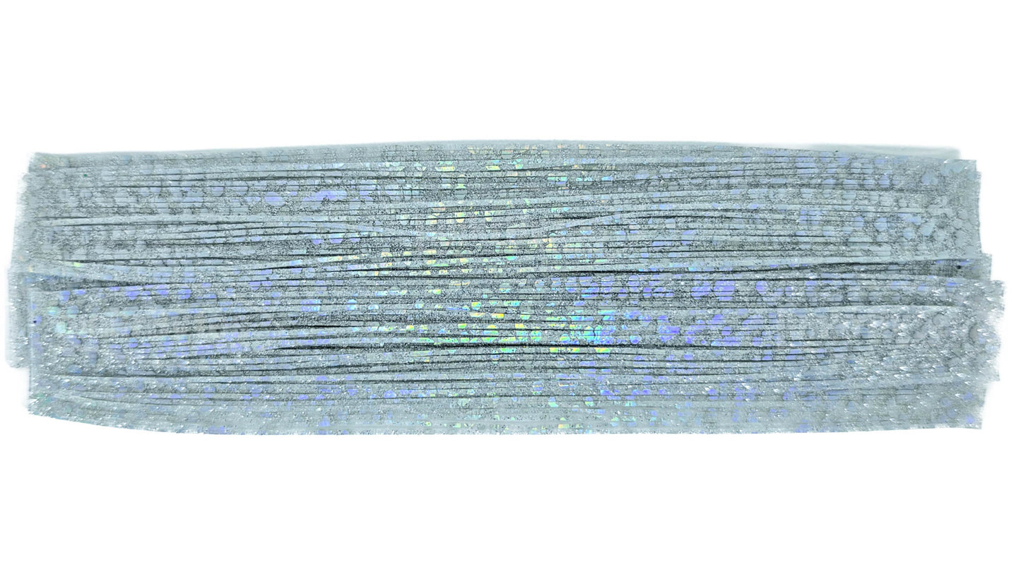 Silver Hologram Silicone Skirt Tab – Plasma Series (8850-003)