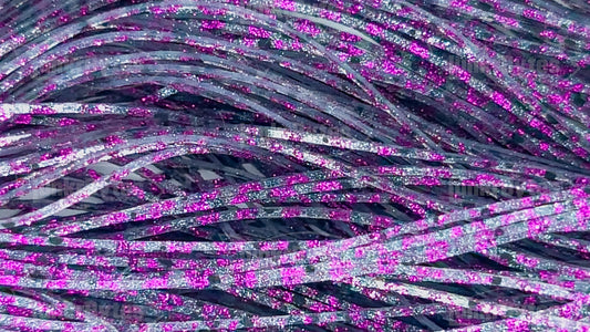Crystal Purple Silicone Skirt Tab with Flake – Reaction Strike Trigger for Bass (8851-114)