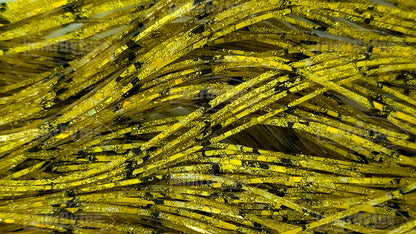 Gold / Black Barbed Wire / Snake Skin Silicone Skirt Tab with Flake – Reaction Strike Trigger for Bass (8853-302)